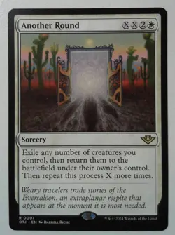 Another Round *Rare* Magic MtG x1 OTJ Outlaws of Thunder Junction - Image 1