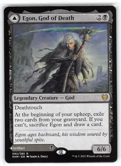 Egon, God of Death *Rare* Magic MtG x1 Kaldheim - Image 1