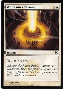 Whitesun's Passage *PLAYSET* Magic MtG x4 Scars of Mirrodin SP - Image 1