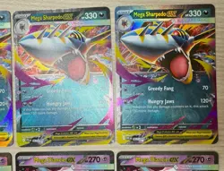 8 x Pokemon Mega Evolution Phantasmal Flames Mega Sharpedo Ex , Mega Diancie Ex - Image 3