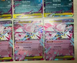8 x Pokemon Mega Evolution Phantasmal Flames Mega Sharpedo Ex , Mega Diancie Ex - Image 4
