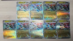 Lot Of 9: Pokemon Prismatic Evolutions - Dragapult ex 073/131 - Image 1