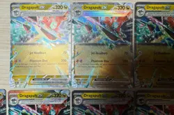 Lot Of 9: Pokemon Prismatic Evolutions - Dragapult ex 073/131 - Image 2