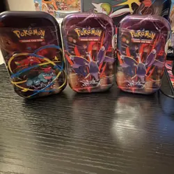 Pokemon TCG Sealed Tin Boxes - Venusaur, Lugia - Lot of 3 - Image 1