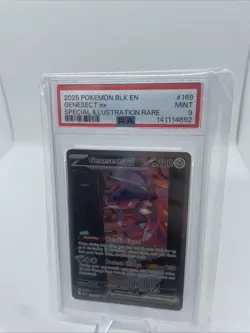 2025 Genesect ex 169/086 Black Bolt Holo Special Illustration Rare PSA 9 Pokemon - Image 1