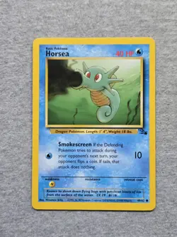 Pokemon TCG Horsea Fossil 49/62 Regular Unlimited Common - Image 1