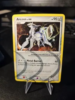 Arceus (AR9) Holo Rare Pokemon TGC MP - Image 1
