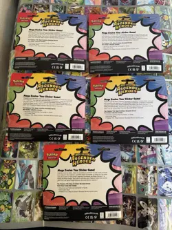(5) Pokemon Ascended Heroes Charmander And Gastly Tech Sticker Collections 5xLot - Image 2