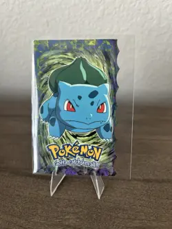 Topps Pokemon 1st Movie Bulbasaur #01 Die Cut 1 of 12 LP - Image 1