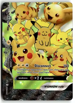 NM-Mint Pikachu V-Union #SWSH141 Black Star Promo Pokemon TCG - Image 1