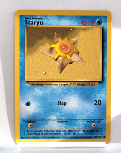 VINTAGE Pokemon - COMMON - 65/102 - Staryu - NEAR MINT/MINT - FREE SHIPPING - Image 1