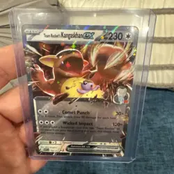 Team Rocket’s Kangaskhan ex 162/217 Double Rare Pokemon Ascended Heroes - Image 1