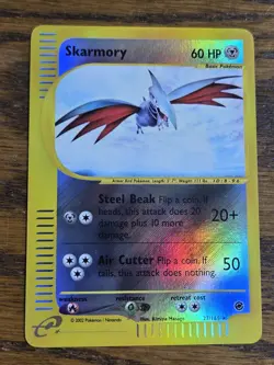 Pokemon Base Set Expedition #27/175 Reverse Holo SKARMORY !!!Never Played!!! - Image 1