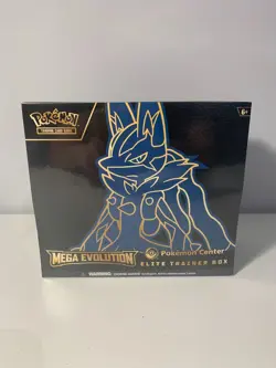 Pokemon TCG Mega Evolution Lucario Pokemon Center ETB - Image 1