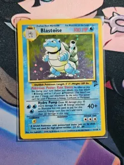 Pokemon Blastoise Holo Rare Base Set 2 2/130 Stage 2 100HP - HP Condition - Image 1