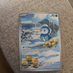 Pokemon TCG Piplup Full Art Illustration Rare 098/094 NM Phantasmal Flames - Image 1