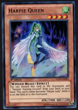 Yugioh Harpie Queen LCJW-EN094 Ultra Rare 1st - NM - Image 1