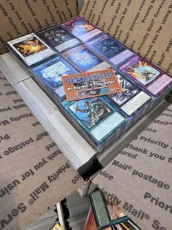🧙13lbs+ 4500+ UNSEARCHED YuGiOh Bulk Lot! Some Holos & Rares! Most LP/NM‼💎 - Image 1
