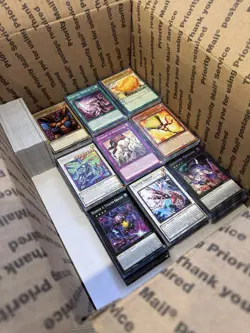 🧙13lbs+ 4500+ UNSEARCHED YuGiOh Bulk Lot! Some Holos & Rares! Most LP/NM‼💎 - Image 4