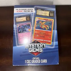 Pokemon Mystery Gems Contains 1 CGC Graded Card 2026 MJ Holding - NEW - Image 1