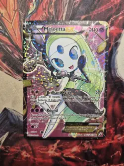 Meloetta EX RC25/RC25 Legendary Treasures Full Art Ultra Rare Pokemon Card MP - Image 1