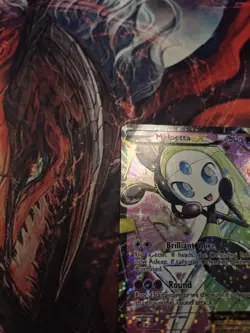 Meloetta EX RC25/RC25 Legendary Treasures Full Art Ultra Rare Pokemon Card MP - Image 3