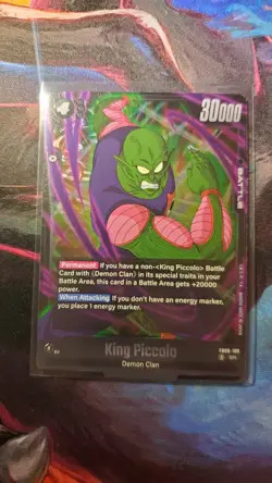 DBS Dragon Ball Fusion World FB06-109 King Piccolo SR Card - Image 1