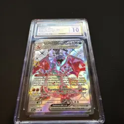 Charizard ex 074 Sv: Scarlet & Violet Promo Cards Holo CGC Gem Mint 10 - Image 2