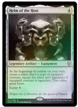 Helm of the Host #217 - Dominaria FOIL RARE MAGIC MTG Card NM - Image 1