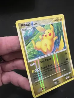 Pikachu Lv. 20 70/100 Stormfront Reverse Holo Pokemon Trading Card - Image 3