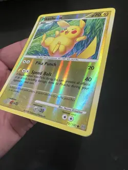 Pikachu Lv. 20 70/100 Stormfront Reverse Holo Pokemon Trading Card - Image 5