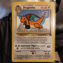 Dragonite 1999 Black Star Promo 5 WB Movie Promo PokemonTCG Card NM VINTAGE RARE - Image 4