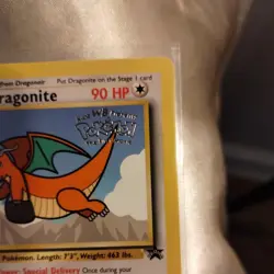 Dragonite 1999 Black Star Promo 5 WB Movie Promo PokemonTCG Card NM VINTAGE RARE - Image 5