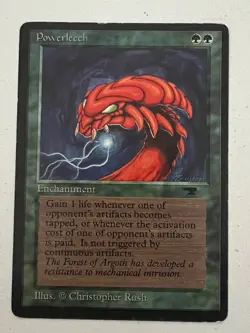 Magic the Gathering MTG Antiquities Powerleech MP (Beta Bob) - Image 1