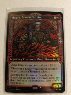Magda, Brazen Outlaw (Showcase) Kaldheim Foil - Image 1