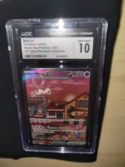 Pokemon TCG Mew EX Black Star Promo #53 151 Ultra Premium Collection GEM MINT 10 - Image 1