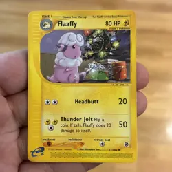 Flaaffy 2002 Pokemon 77/165 Christmas Tree Illustration Rare Ungraded Amazing - Image 1