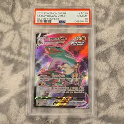 The Pokemon Company Pokemon TCG Rayquaza VMAX TG20/30 Ultra Rare Holo PSA 10 - Image 1