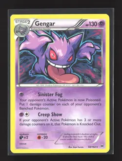 Pokemon XY - BREAKthrough #60/162 Holo Rare Gengar - Image 1
