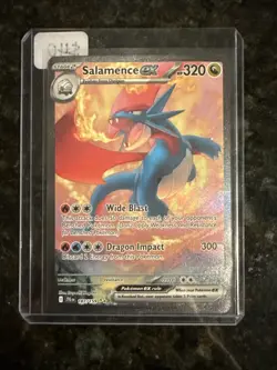 2025 Pokemon Scarlet & Violet Journey Together #187 Salamence ex SIR - Image 1