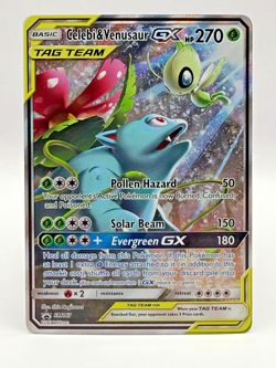 Celebi & Venusaur GX SM167 - 2019 Tag Team Alt Art Promo Pokemon TCG - NM - Image 1