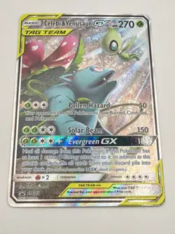 Celebi & Venusaur GX SM167 - 2019 Tag Team Alt Art Promo Pokemon TCG - NM - Image 3