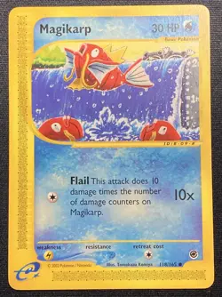 Magikarp 2002 Pokemon Expedition #118/165 Lightly Played - Image 1
