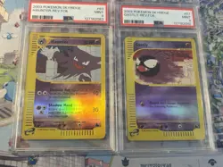 2003 Pokemon Skyridge Gastly & Haunter Rev Holo Sequentially Graded PSA 9 NM 🔥 - Image 1