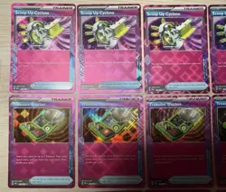 14x Pokemon Prismatic Evolutions Scoop Up Cyclone , Treasure Tracker, Sp Crystal - Image 2