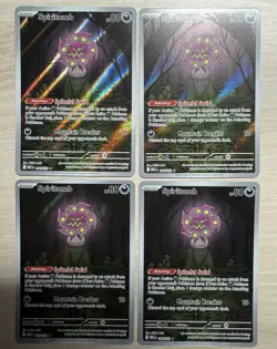 Lot Of 4: Pokemon Mega Evolutions - Spiritomb 148/132 - Image 1