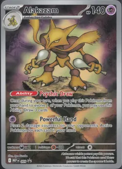 Pokemon TCG - Alakazam 009 Promo Mega Evolutions - 622 - Image 1