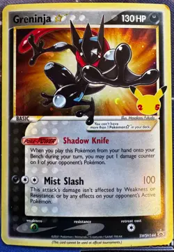 Greninja Star SWSH144 SWSH: Sword & Shield Promo Cards Holo NM - Image 1