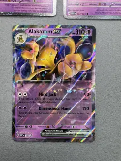 Abra 063 + Kadabra 064 + Alakazam ex SVP 050 MINT 151 Promo 3 Card Set Pokemon - Image 4