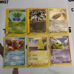 Pokemon e-Reader Lot - Expedition, EX ruby & sapphire 6 cards LP - magneton MP - Image 1